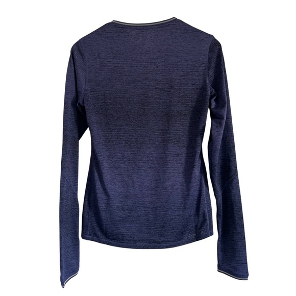 Reebok Speedwick Purple and Black Performance Long Sleeve Top - Picture 2 of 4